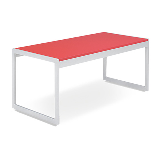 Aria Cocktail Table - Red