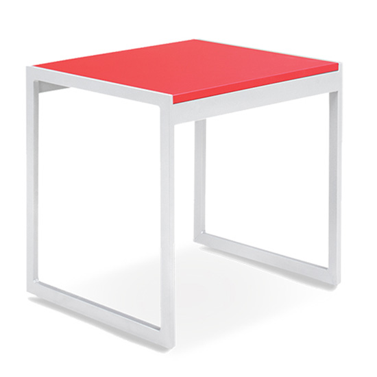Aria End Table - Red